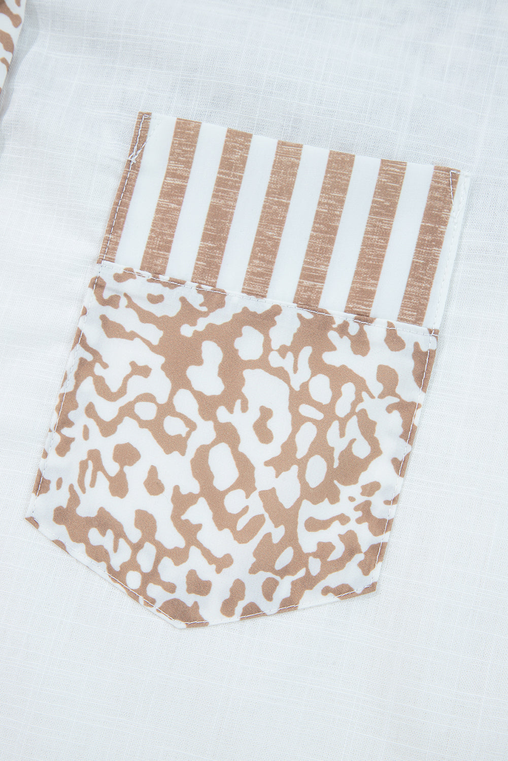 Leopard Striped Western Casual Shirt - eAura