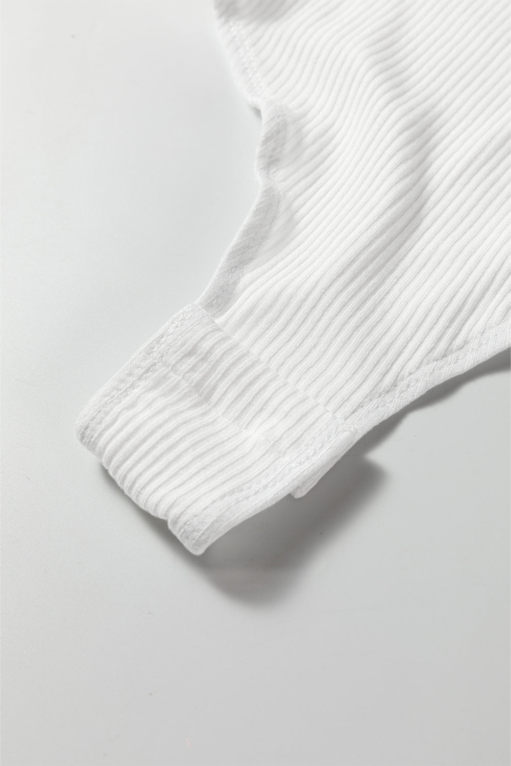 Ribbed Long Sleeve Crew Neck Bodysuit - eAura