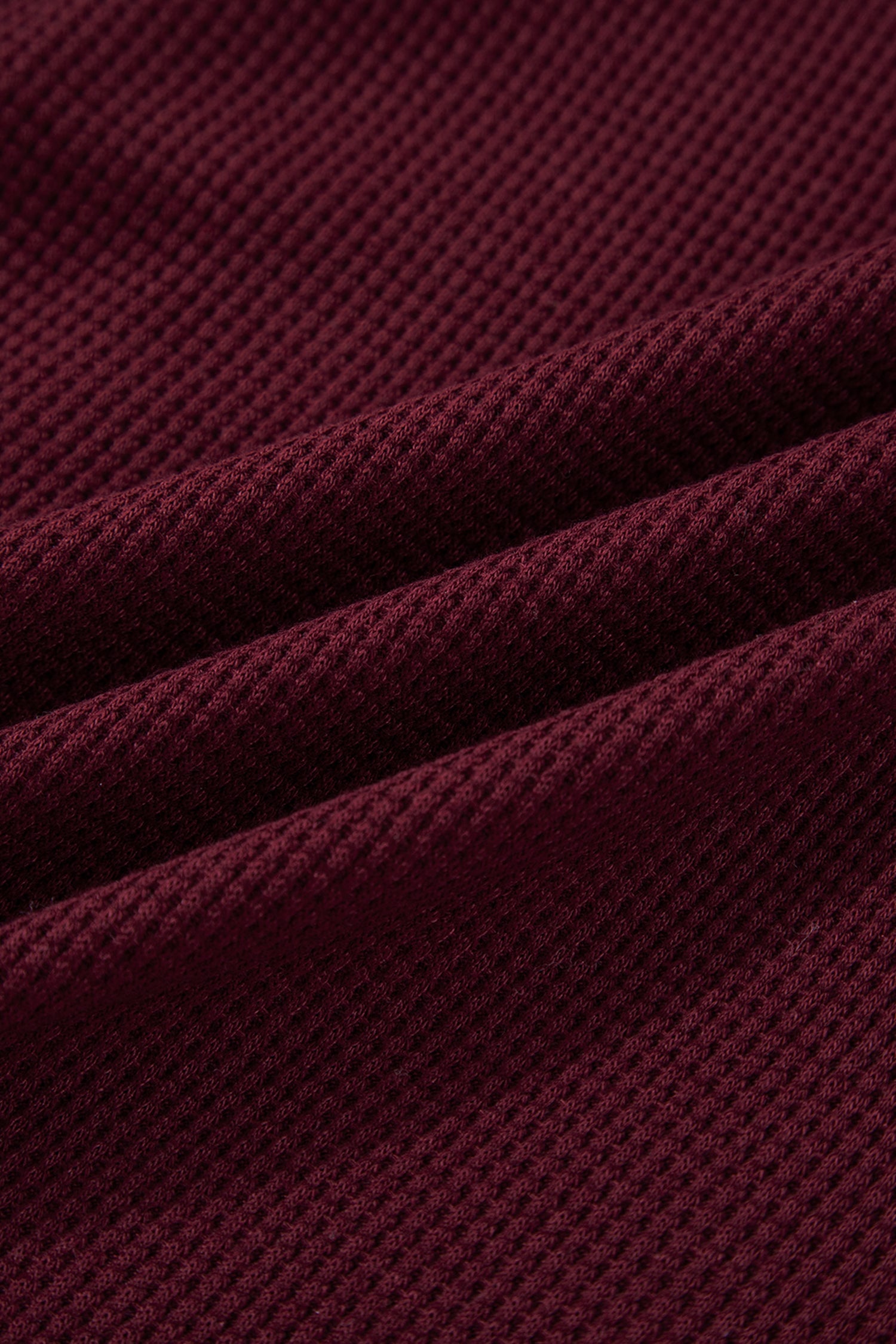 Waffle Zip-Up Front Button Hooded Jacket - eAura