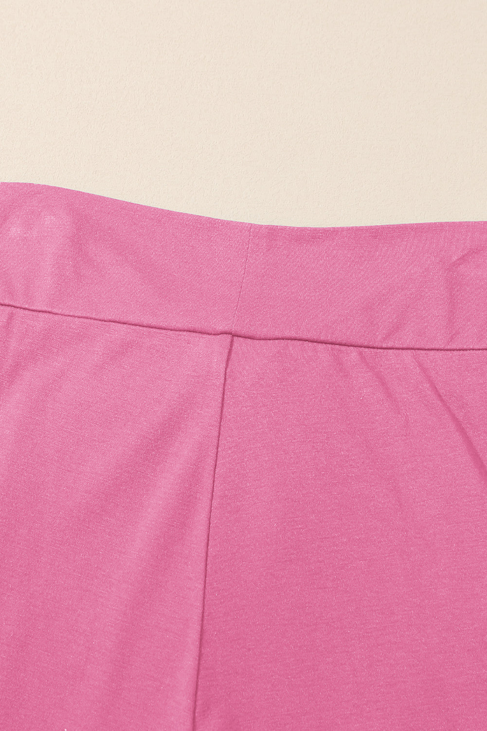 Bonbon Knotted Drop Waist Split Leg Relaxed Trousers eAura