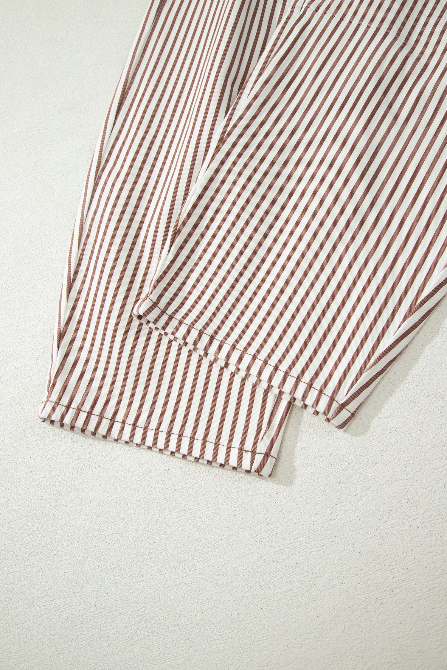 Striped Barrel Jeans – Brown, Khaki & Sky Blue