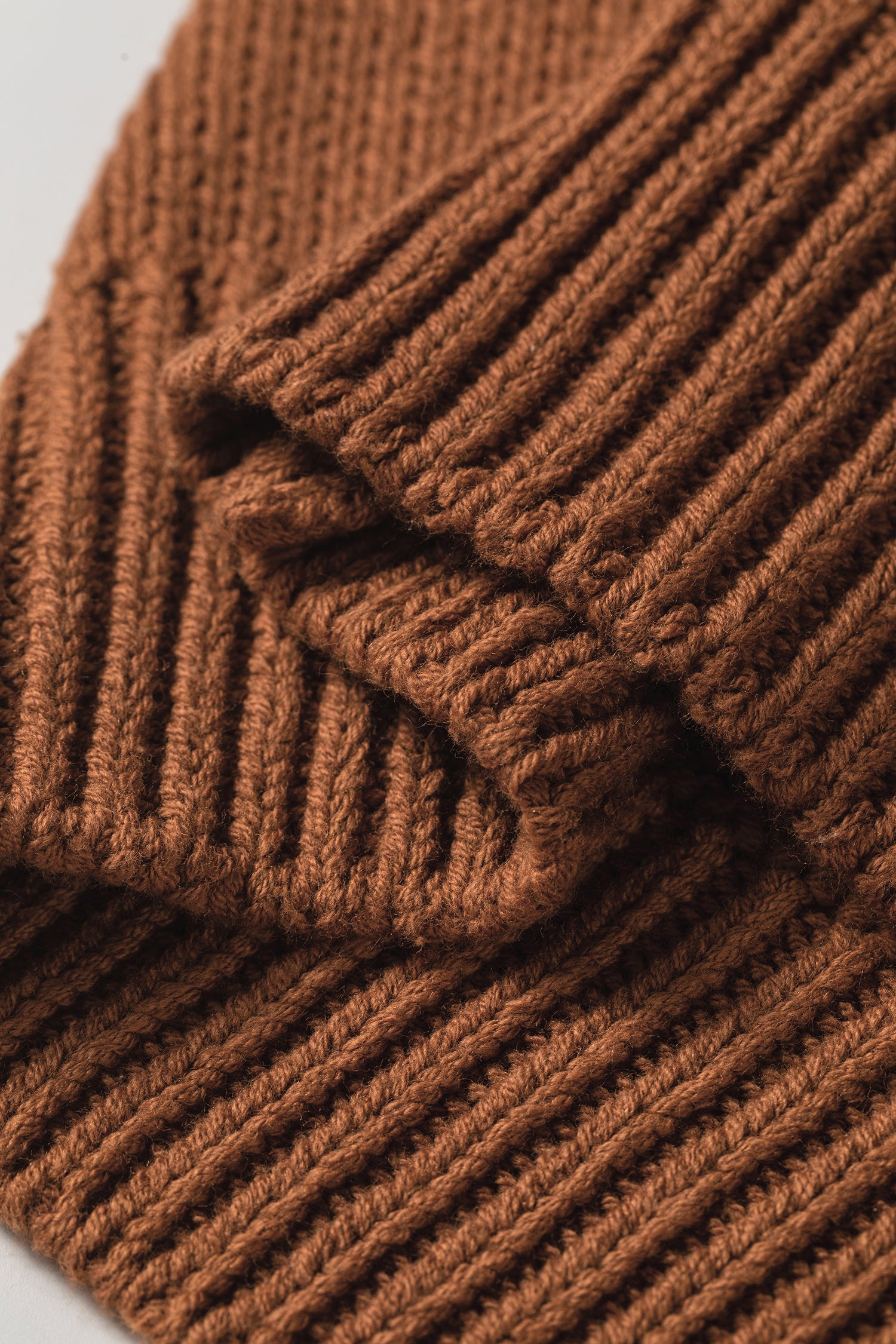 Chestnut Western Horseshoe Pattern Short Sleeve Knit Sweater – Brown