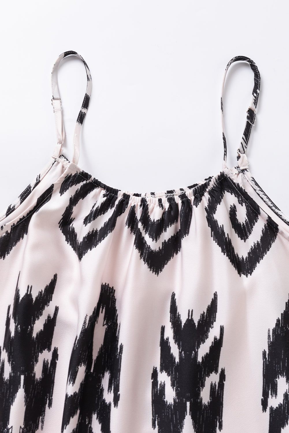Western Aztec Print Vacation Maxi Sundress – Black