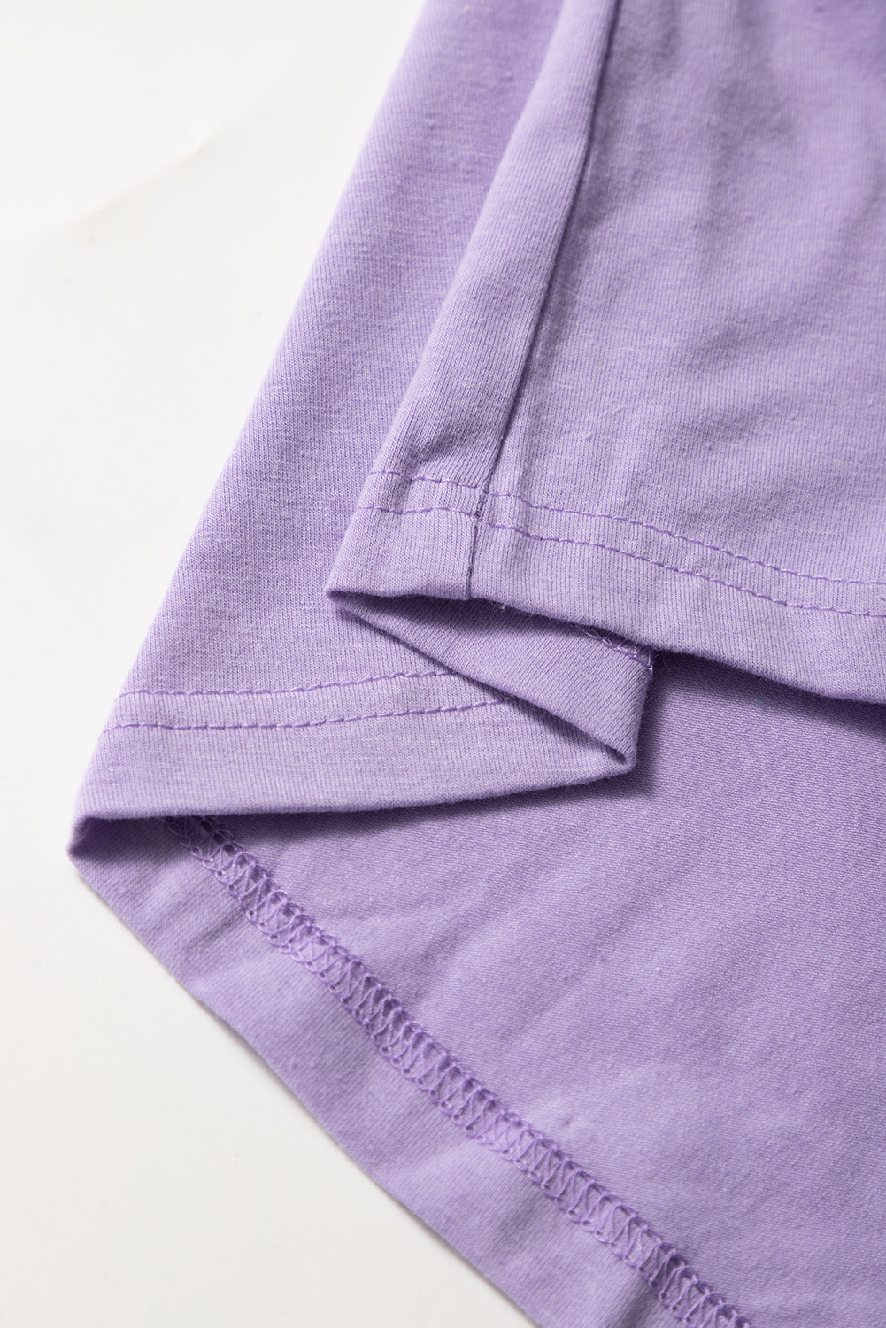 Wisteria Casual Plain Crew Neck Tee Dear-Lover Dropshipping