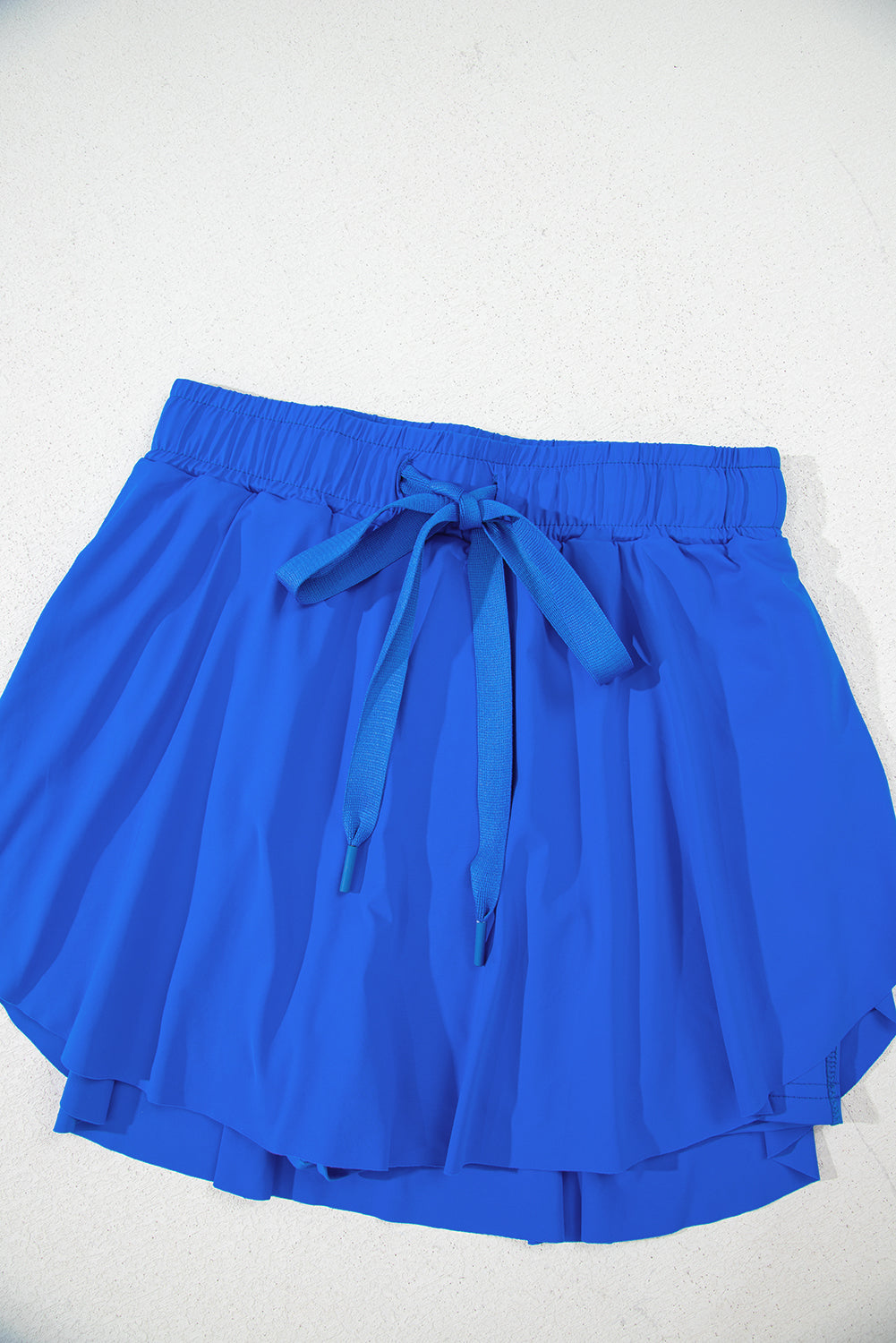 Bonbon Drawstring High Waist Lined Tennis Skorts eAura