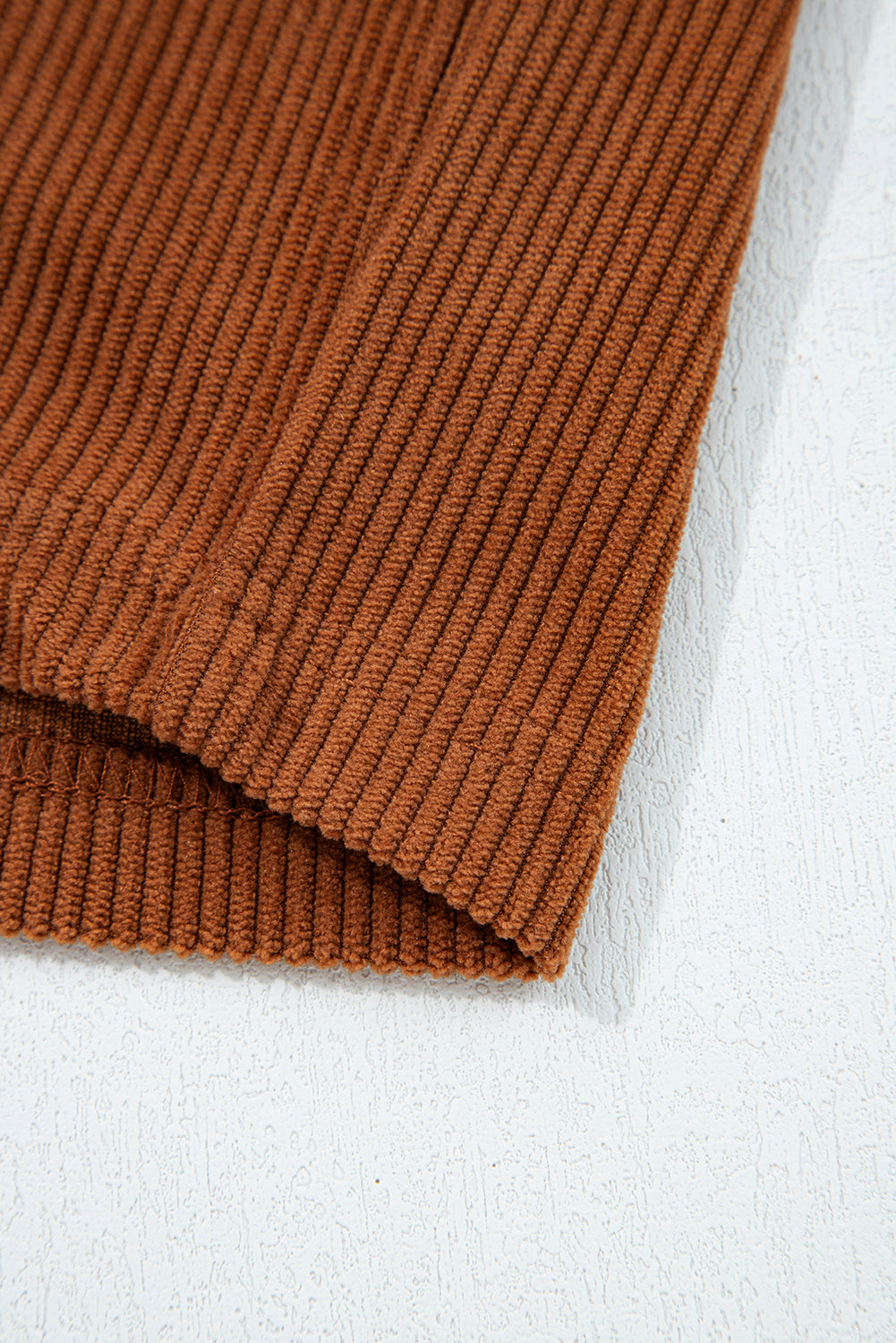 Drawstring Elastic Waist Casual Soft Corduroy Pants - eAura