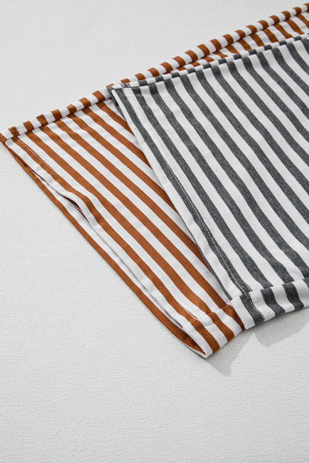 Yellow Stripe Two Tone Contrast Spaghetti Strap Backless Overall - eAura