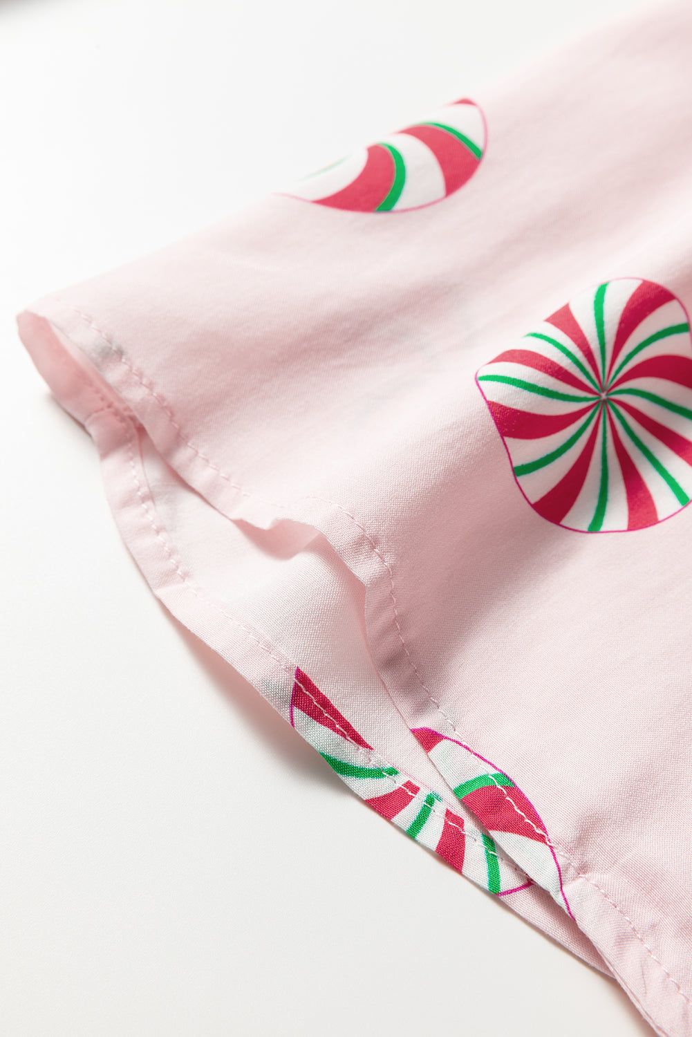 Christmas Candy Bow Knot Pyjama Shorts Set - eAura