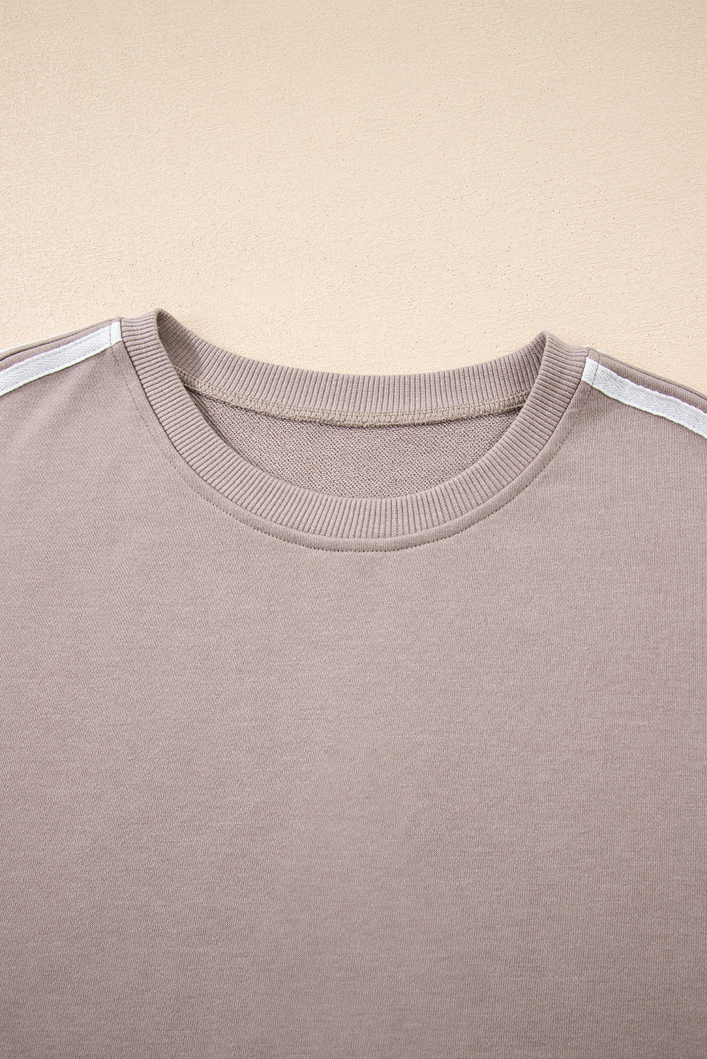 Varsity Striped Detail Crewneck Pullover Elastic Sweatpants 2pcs Co-ord - eAura