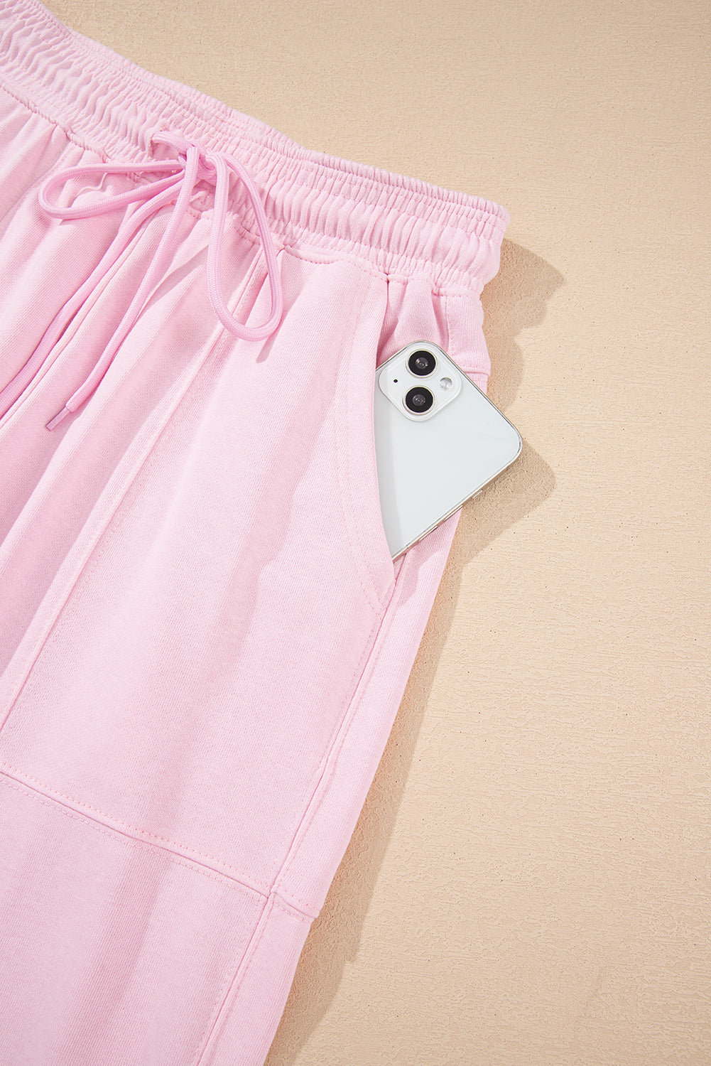 Drawstring Elastic Waistband Joggers - eAura