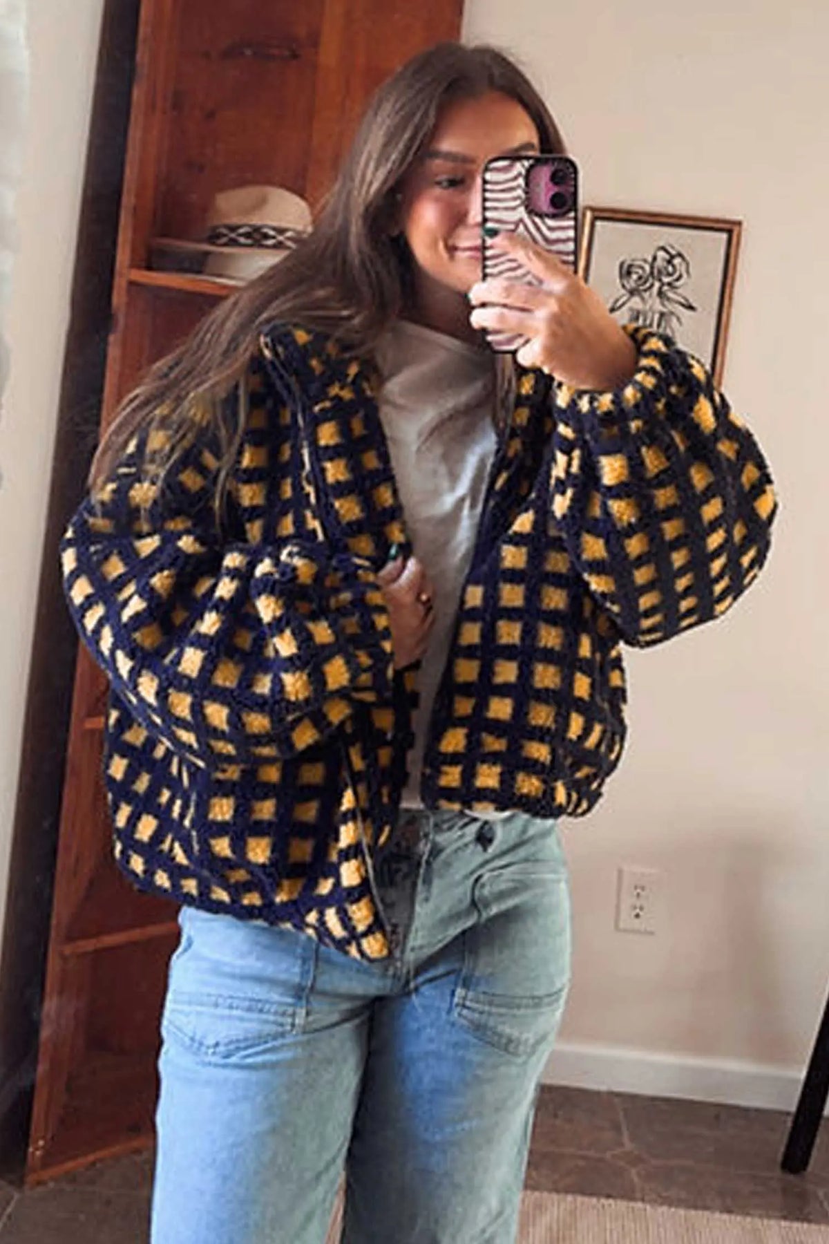 Zip-Up Sherpa Fleece Jacket
