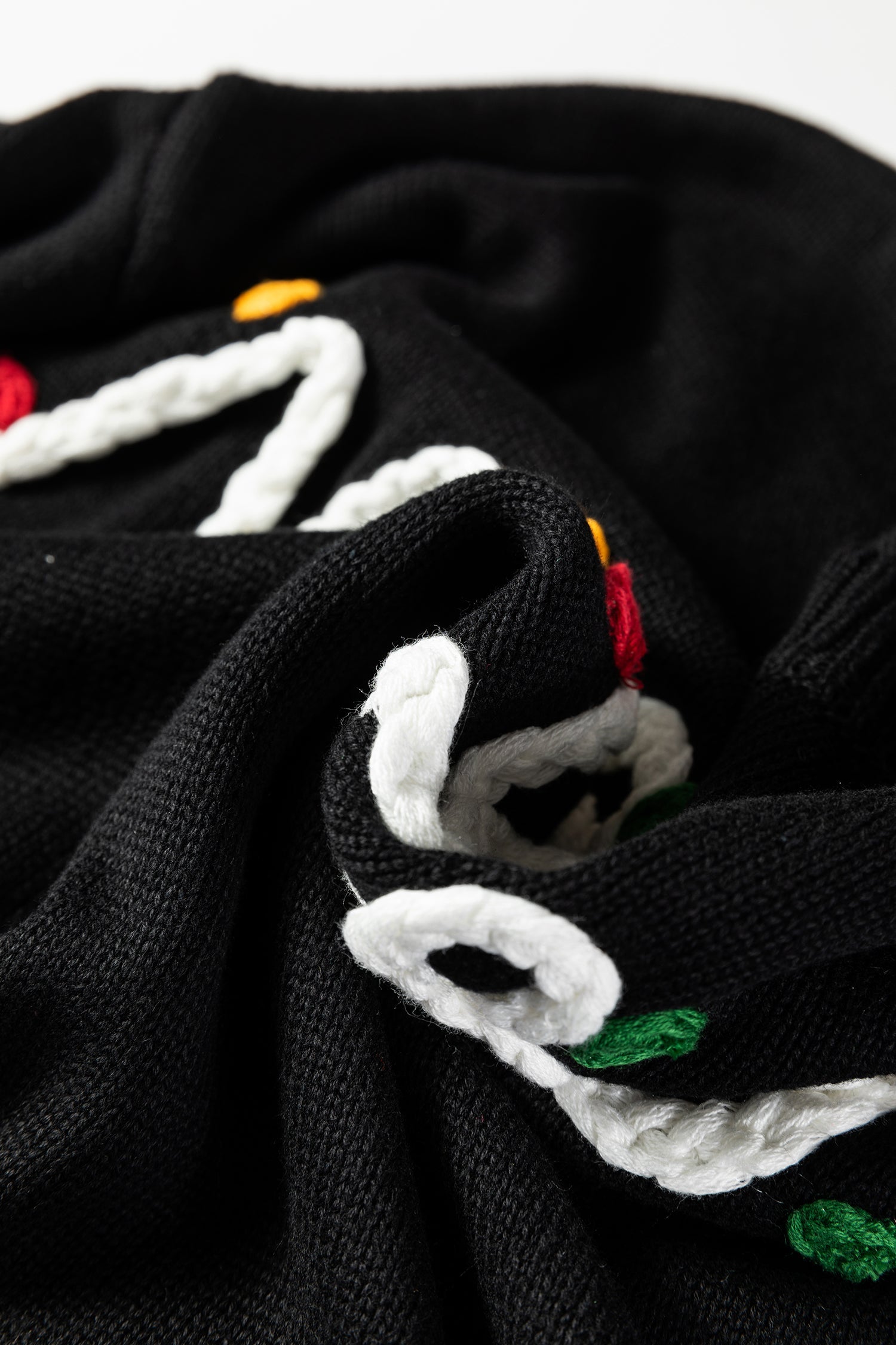 Merry Colourful Dot Detail Christmas Drop Shoulder Sweater - eAura