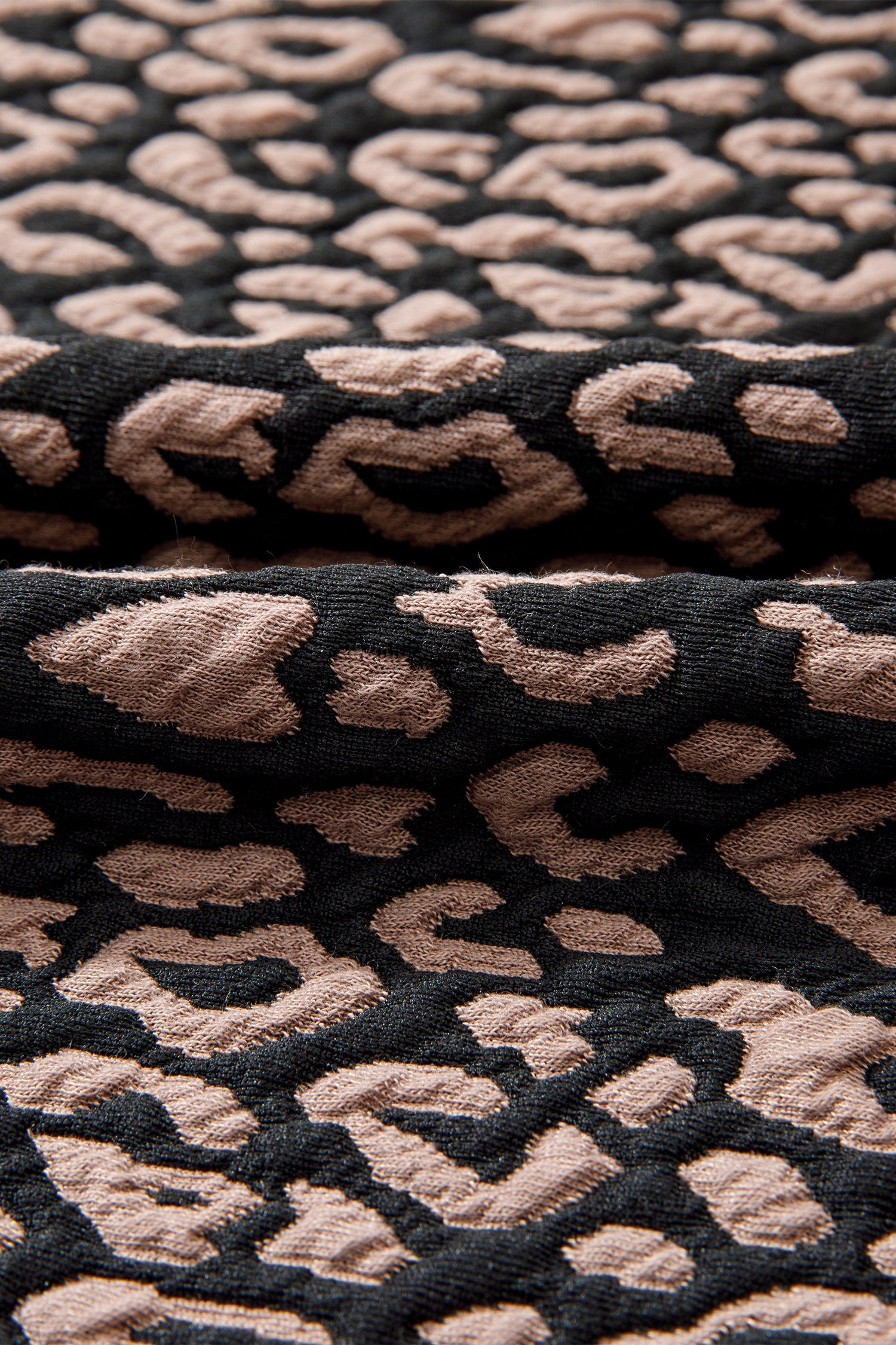 Leopard Print Bubble Sleeve Shift Mini Dress - eAura