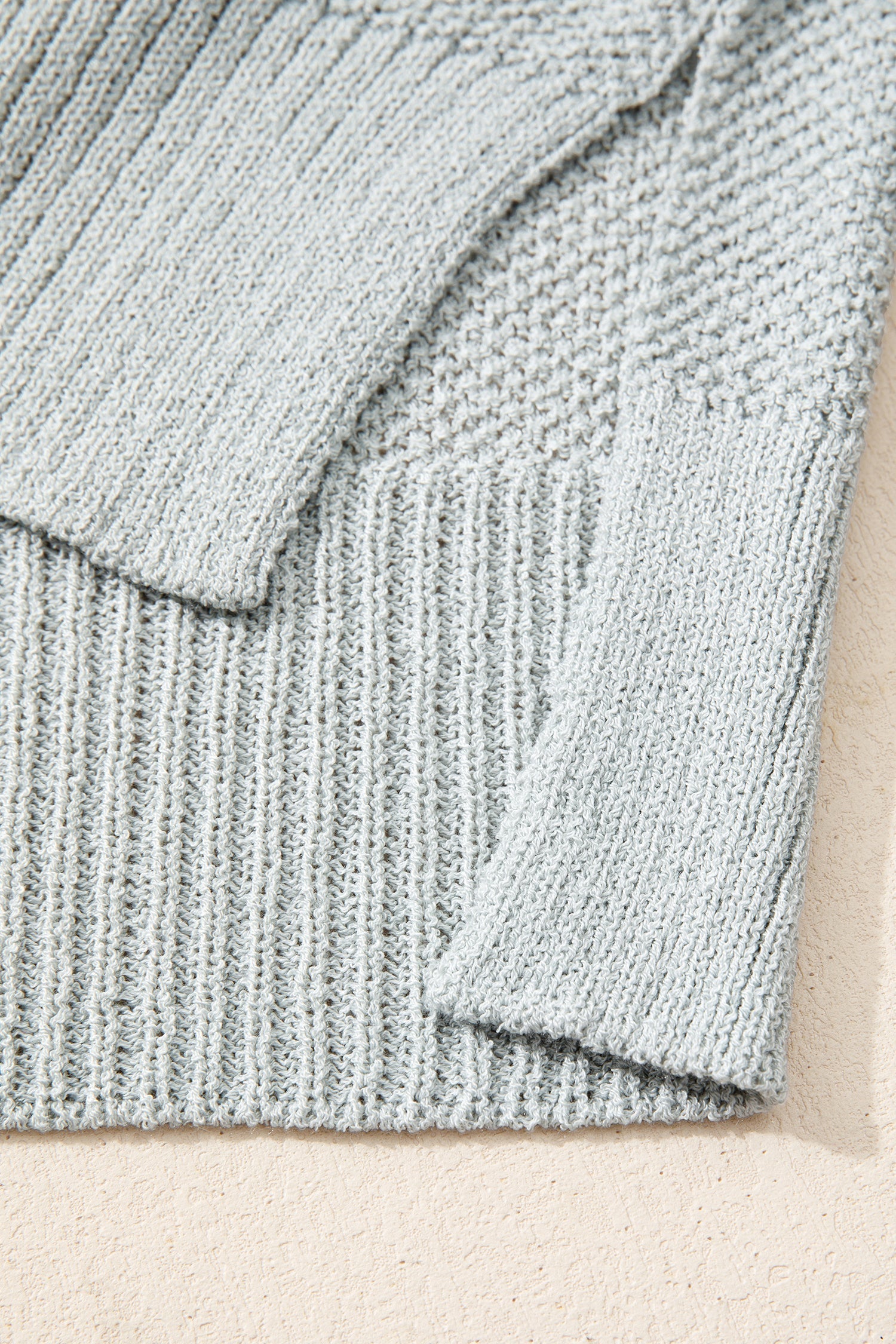 Colour Block Knit V-Neck Sweater - eAura