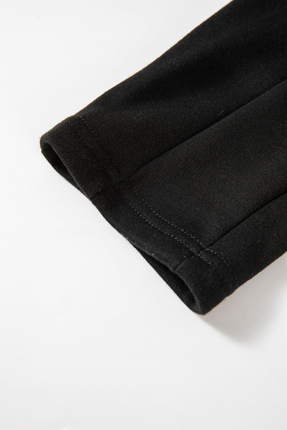 Black Crossed Waist Seamed Leg Thermal Leggings Beagle Boutique Fashion Outlet