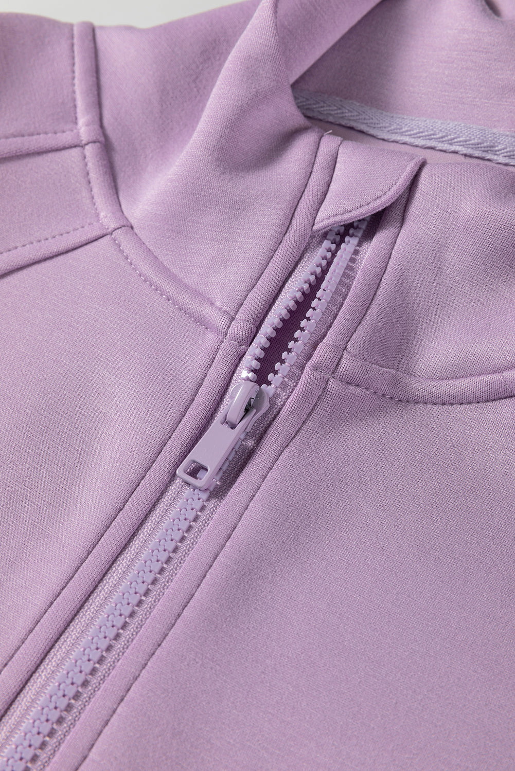 Half Zip Thumbhole Sleeve Hoodie & Active Pants 2pcs Co-ord Outfit - eAura