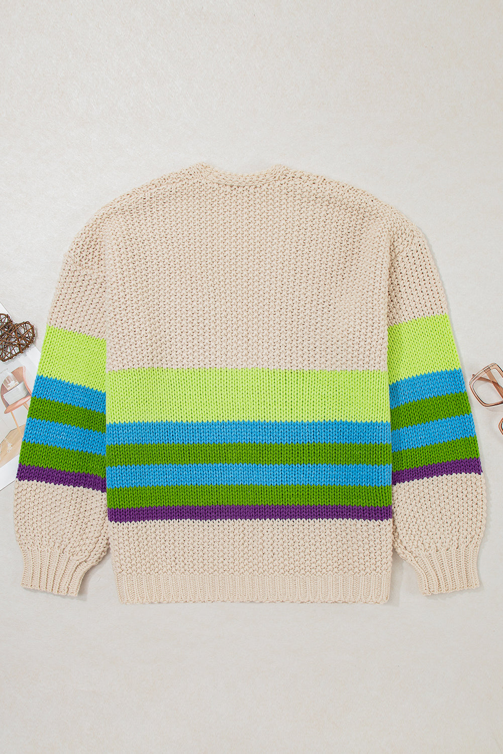 Crochet Open Front Plus Size Cardigan eAura