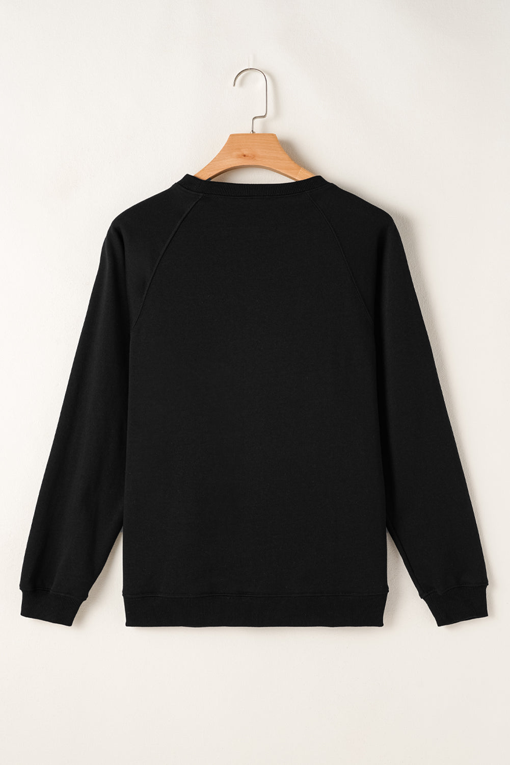 Black Rainbow Colourblock Striped Pullover Sweatshirt eAura