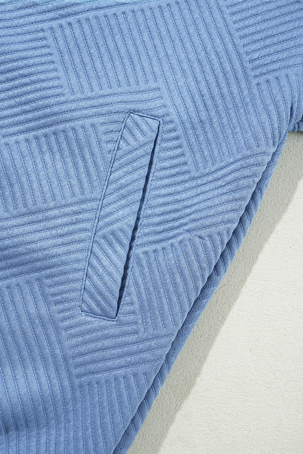 Myosotis Solid Textured Stand Neck Zipper Bomber Jacket - eAura