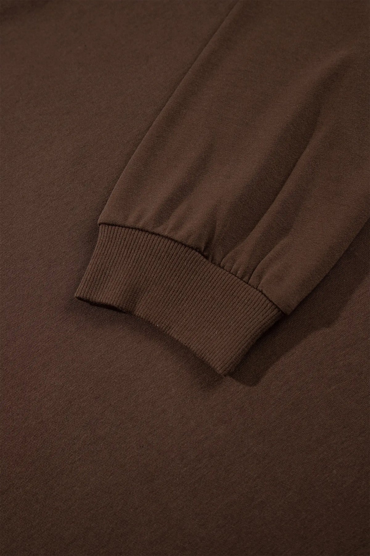 Coffee PRAY Letter Patchwork Round Neck Long Sleeve Plus Size Sweatshirt – Brown