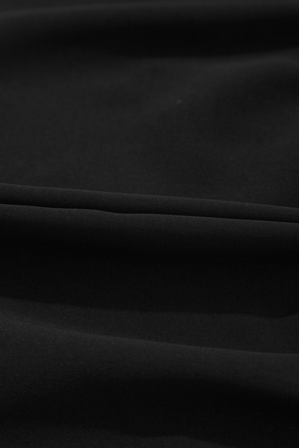 Black Puff Sleeve Bowknot Front Peplum Blouse eAura