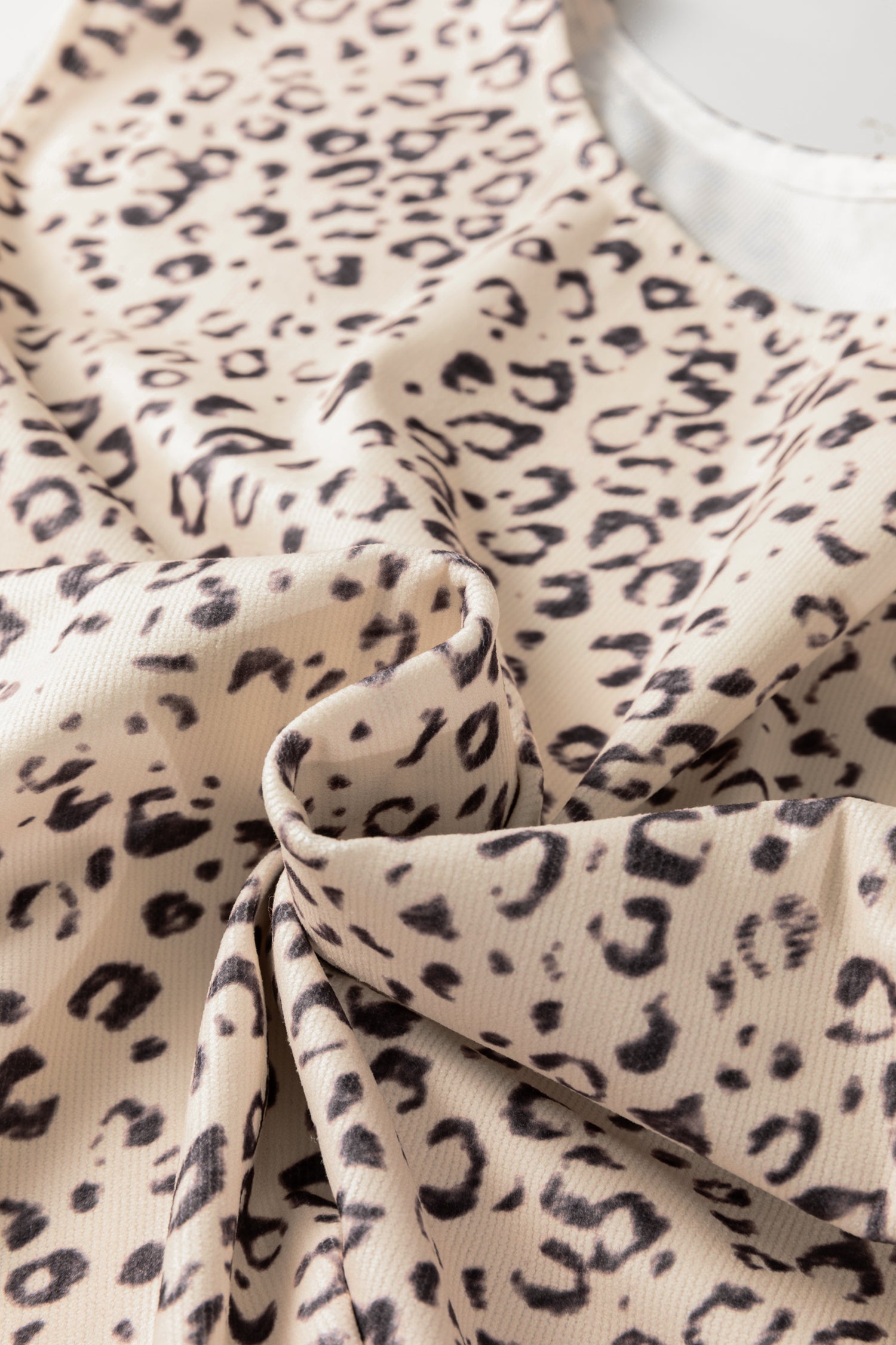 Knot Side Leopard Print Vest - Tops/Vest Tops