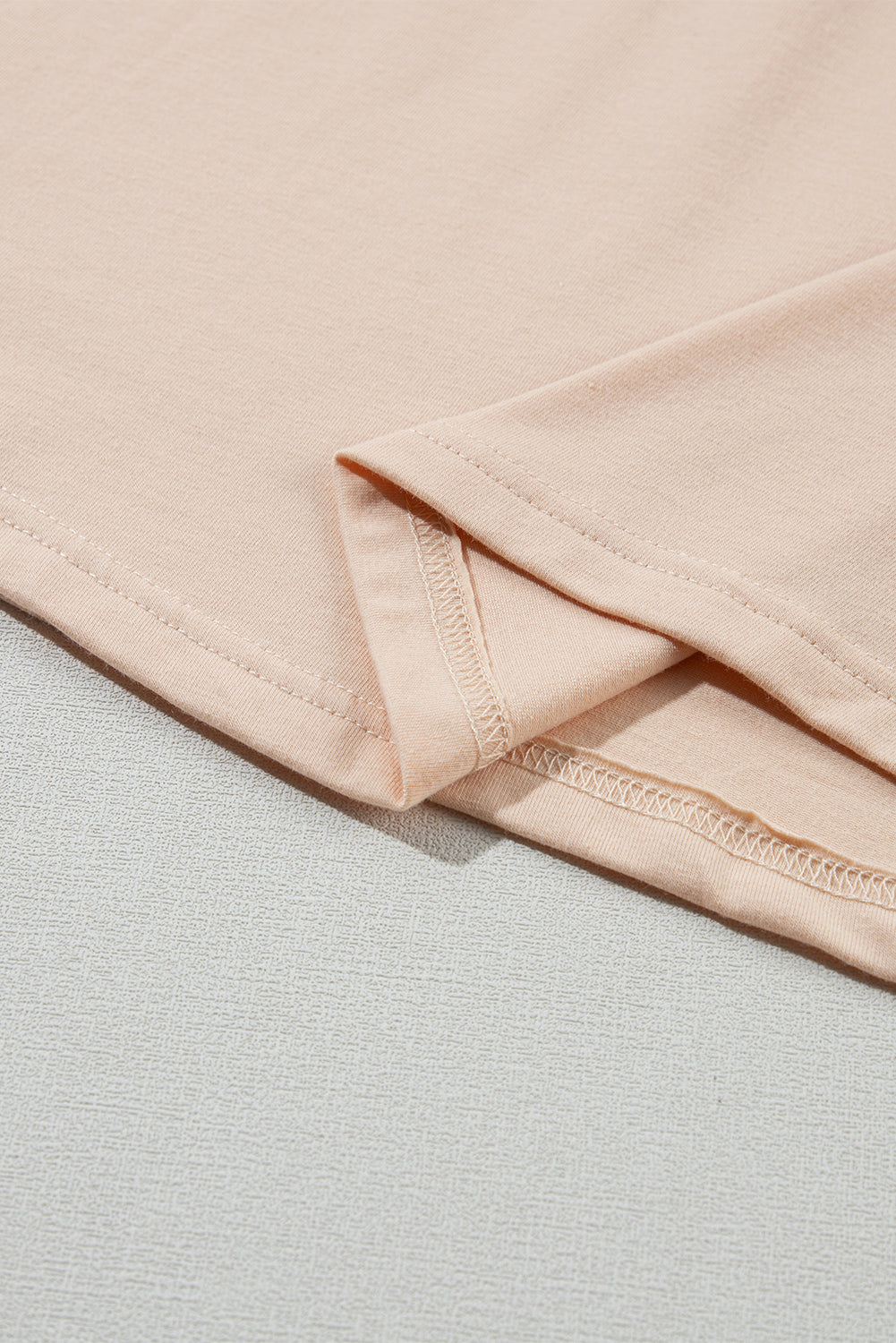 Casual Plain Crew Neck Tee T-Shirt