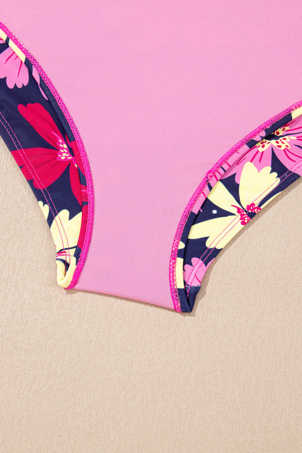 Rose Red Tie Shoulder Floral Print Cute Tankini Set eAura
