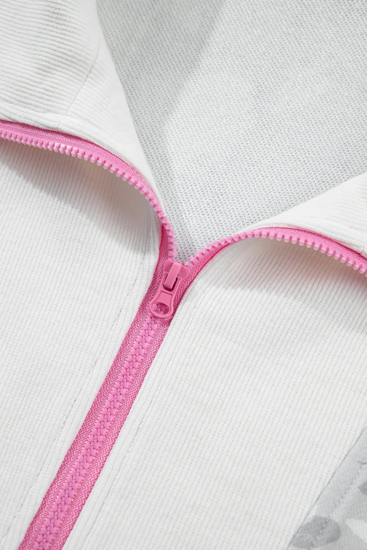 Quarter Zip Stand Neck Sweatshirt