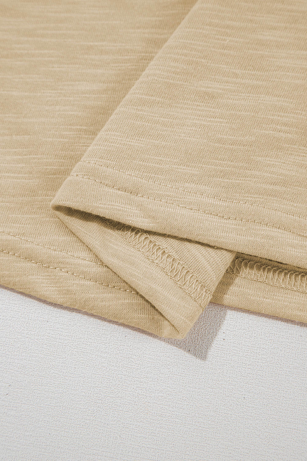 Tan Metallic Sheen Edge Scoop Neck Tank Top eAura