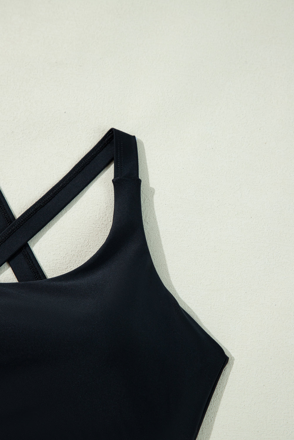 Black Crossover Bikini Tank and Skort Swimwear BB Fashion Outlet