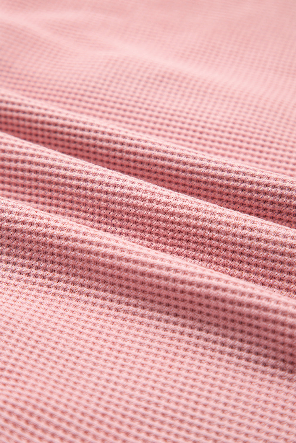 Pink Waffle Patch Pocket Plaid Patchwork Plus Size Shirt - eAura