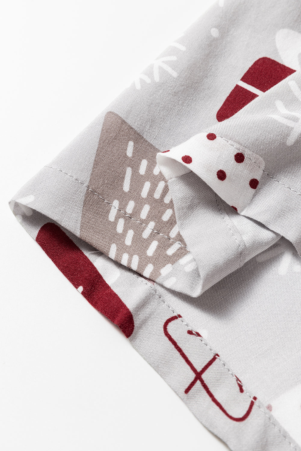Christmas Print Shirt Pyjama Set eAura