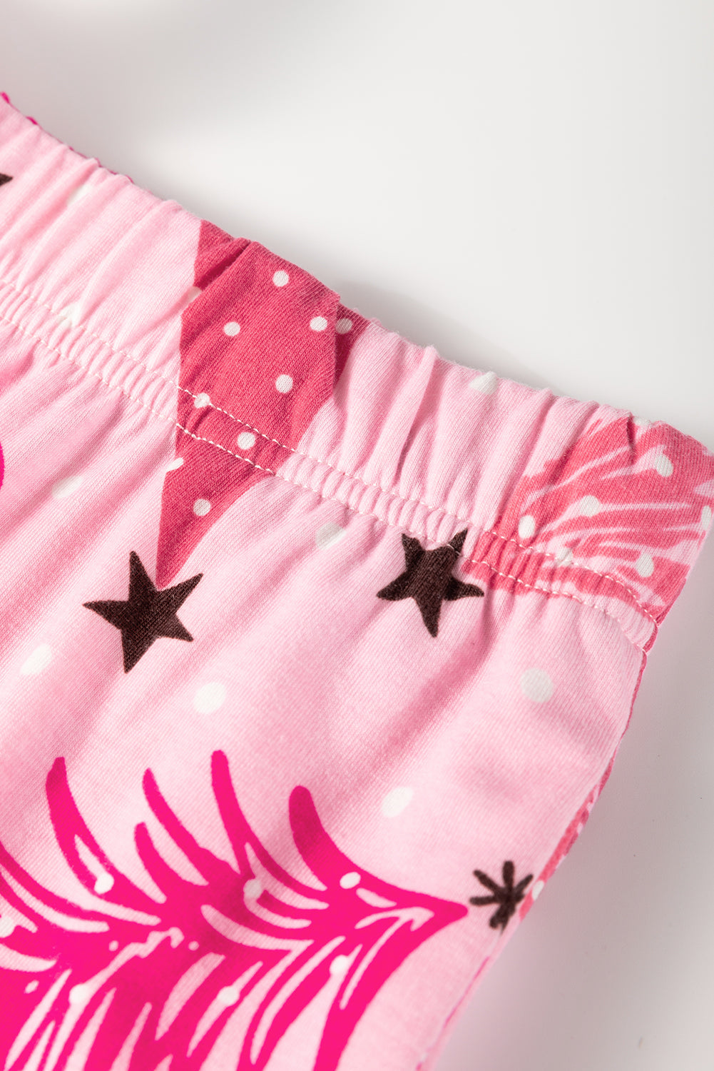 Pink Christmas Tree Print Long-Sleeve Pyjama Set eAura
