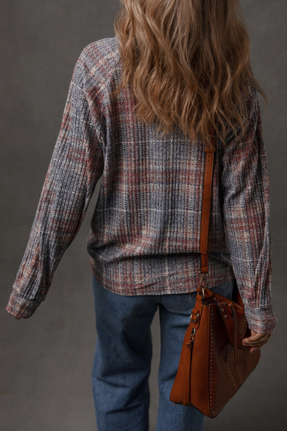Multicolour Plaid Textured Chest Pocket Shirt - eAura