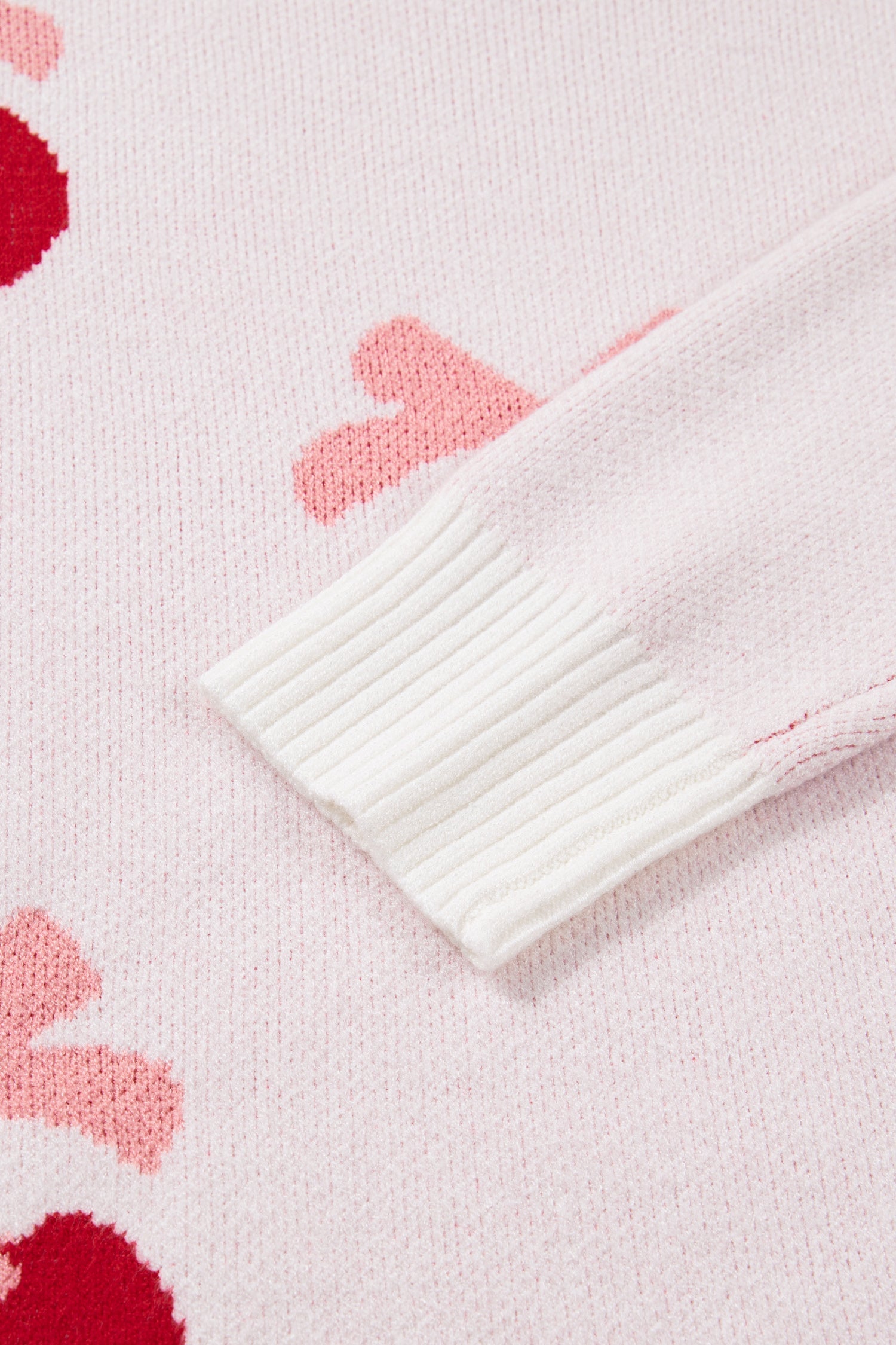 Cherry Pattern Drop Shoulder Sweater - Sweaters & Cardigans/Sweaters