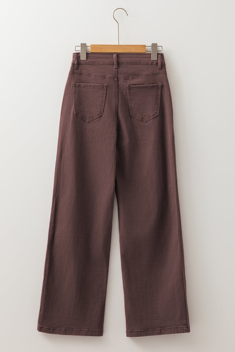 Loose Straight High Waist Solid Colour Jeans eAura
