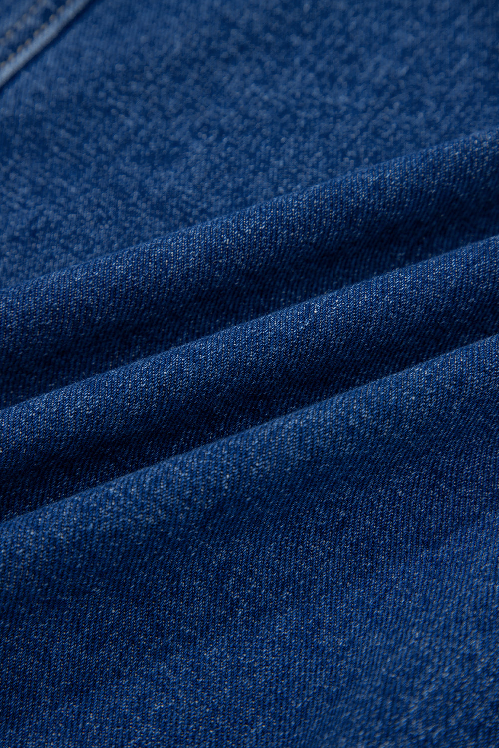 Blue Big Patched Pockets Denim Jacket - eAura