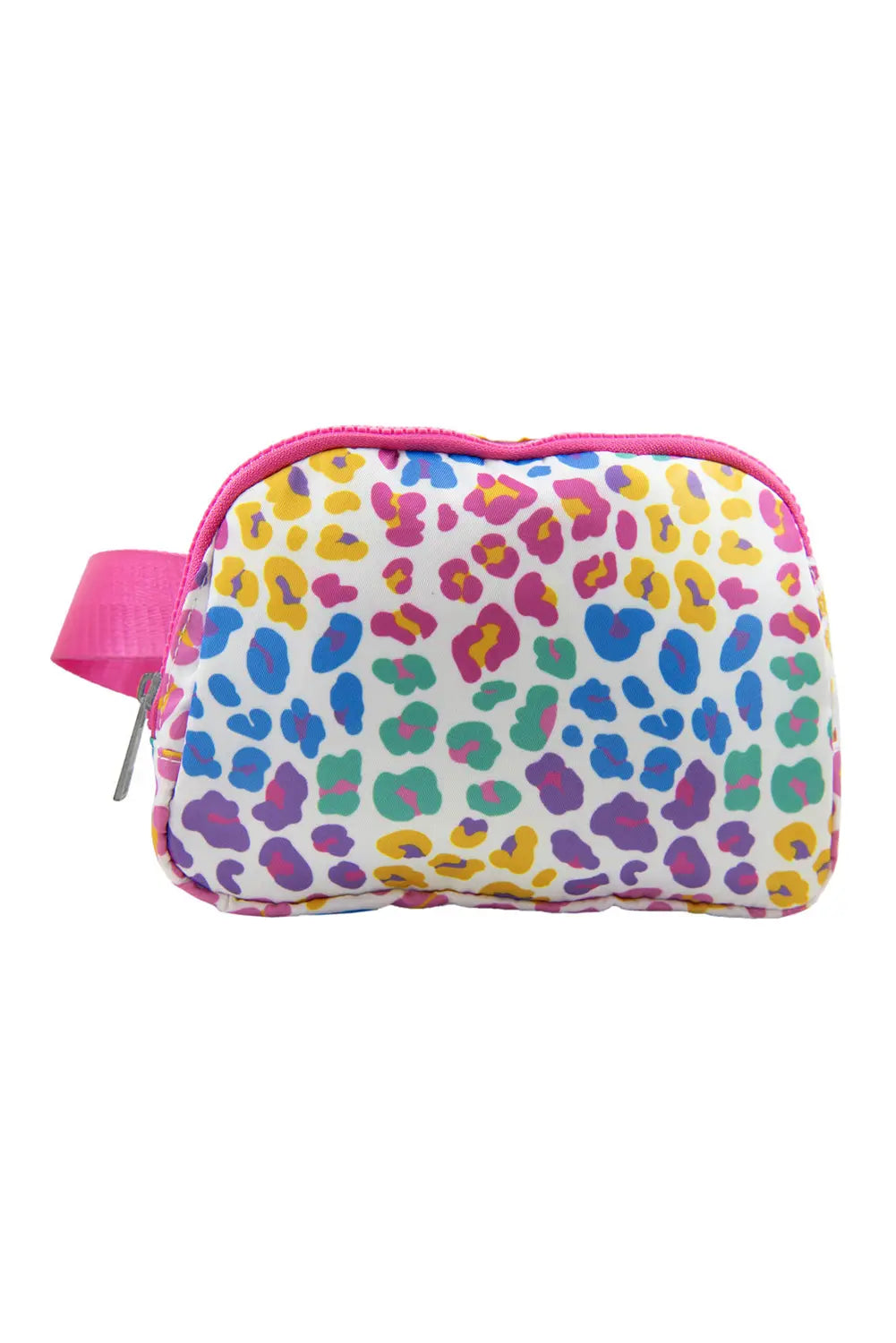 Leopard Print Wide Strap Sling Belt Bag