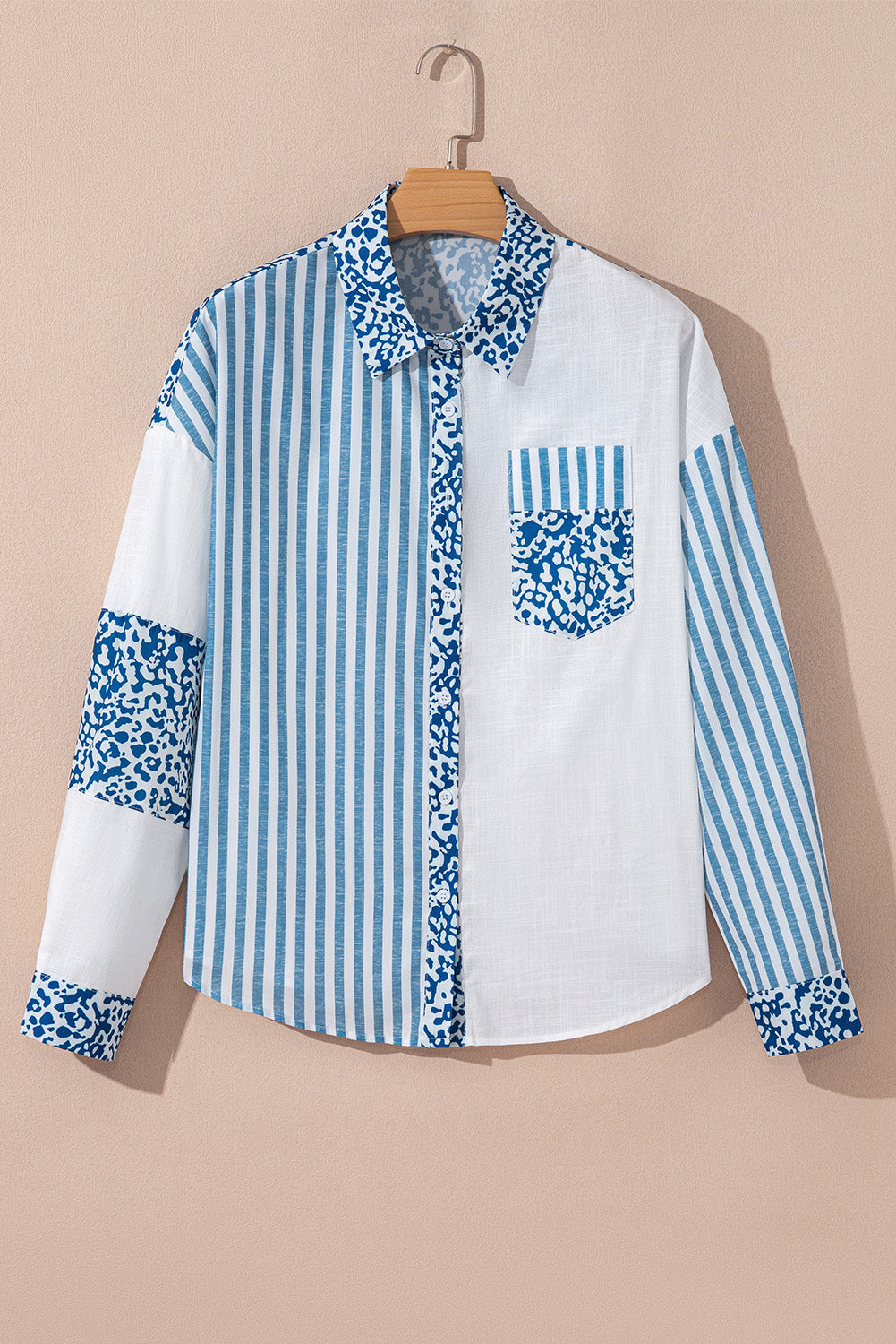 Leopard Striped Western Casual Shirt - eAura