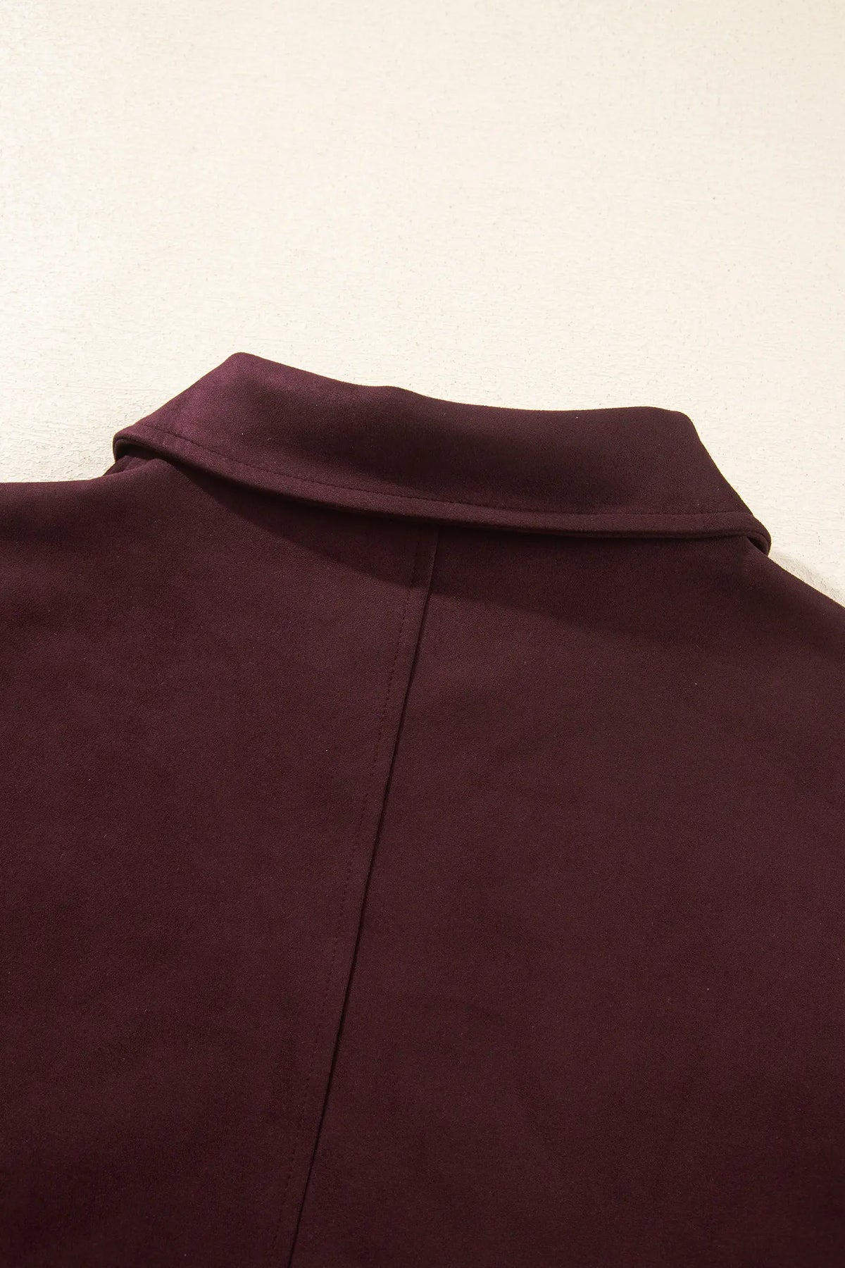 Zip-up Metal Placket Collar Jacket