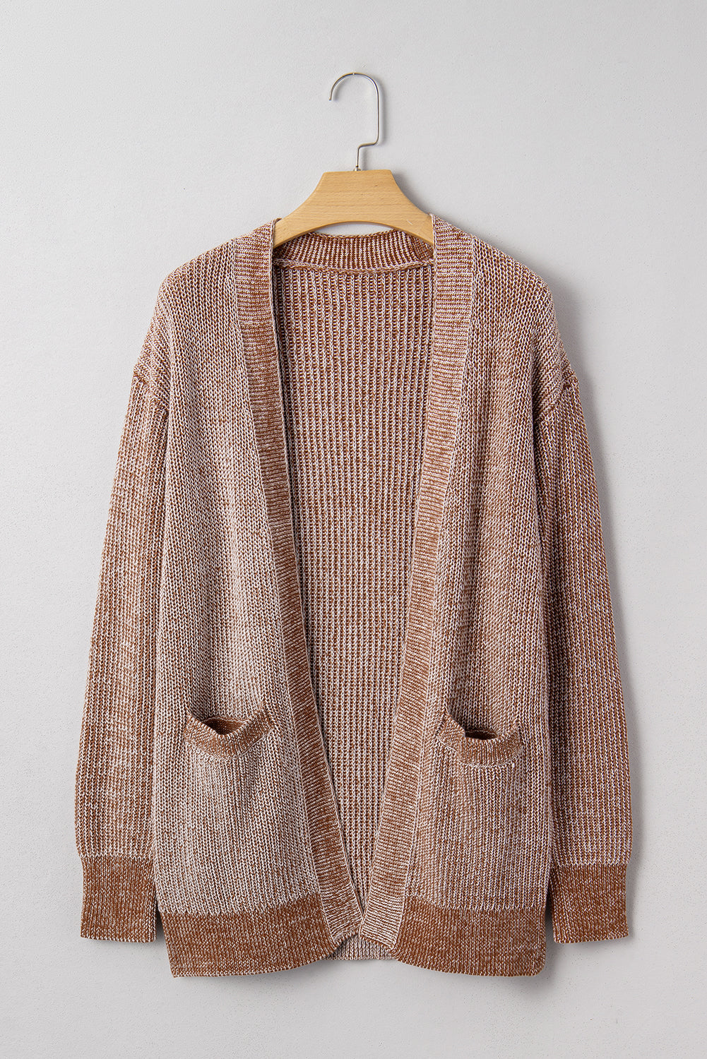 Open Knit Cardigan with Pockets - eAura