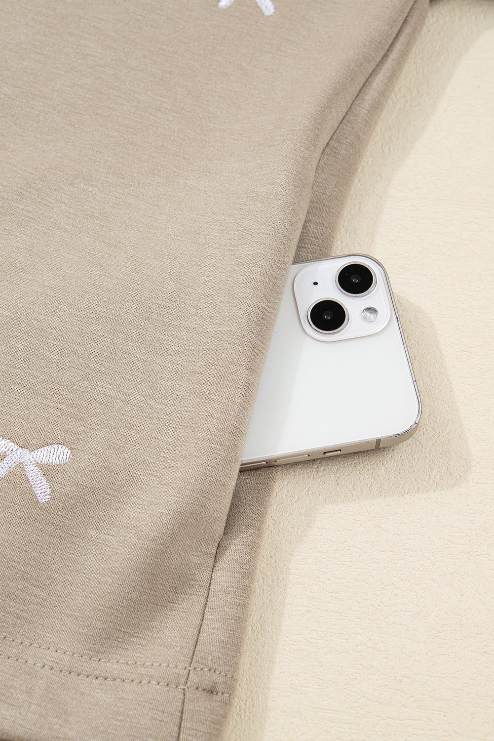 Goat Contrast Bow Embroidered Zip Up Jacket Hoodie Dear-Lover Dropshipping