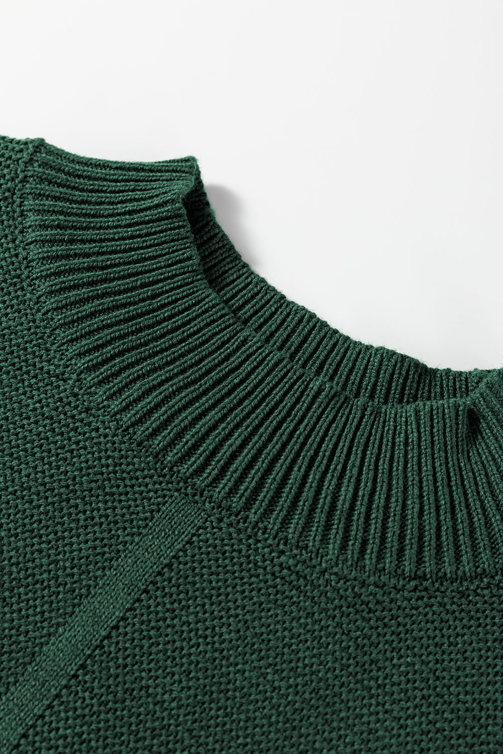 Front Seam Drop Shoulder Loose Sweater - eAura
