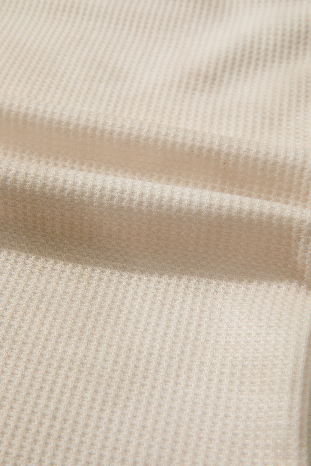 Floral Patched Waffle Textured V-Neck Casual Hoodie - eAura