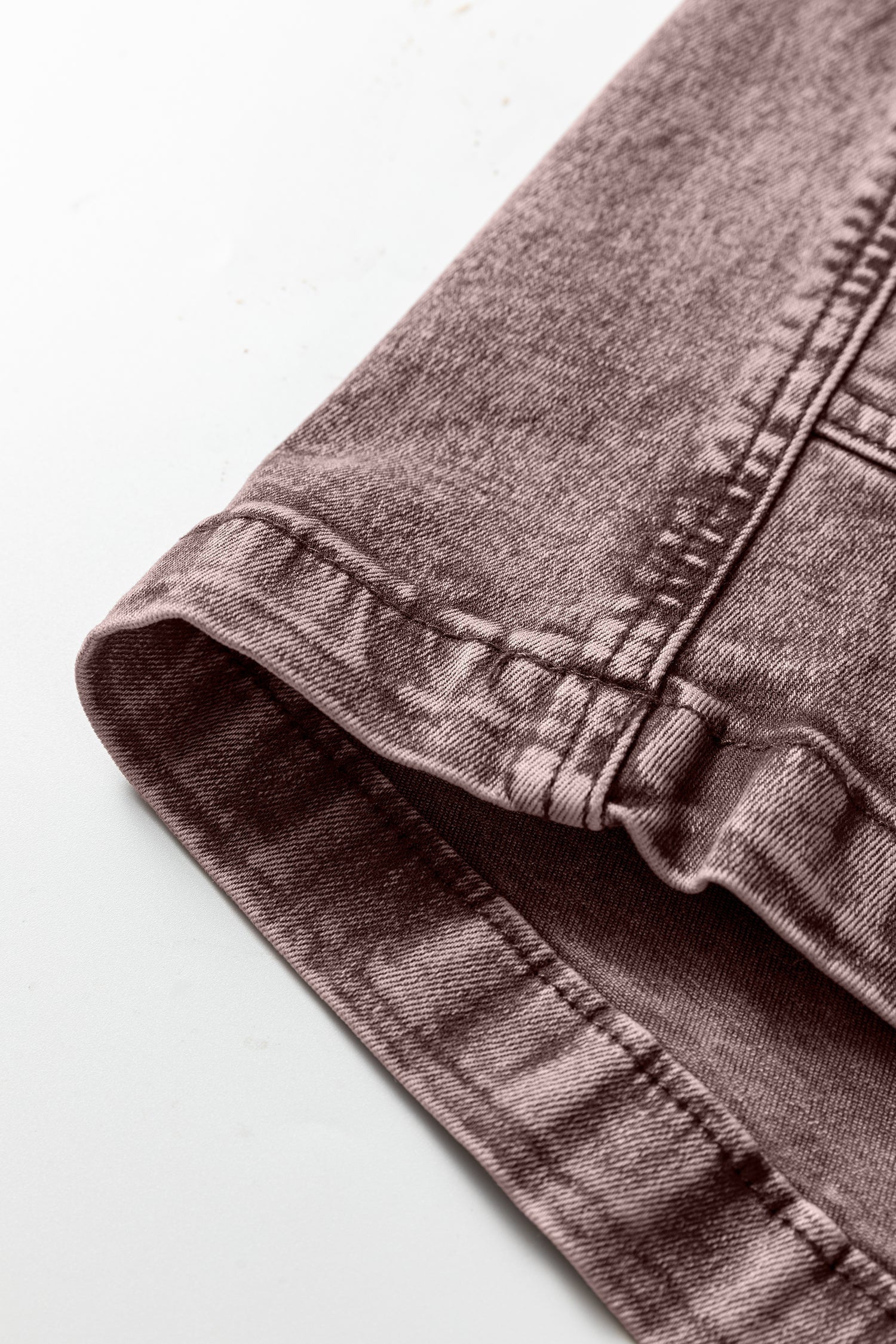 Washed Denim V-Neck Suspender Mini Dress - eAura