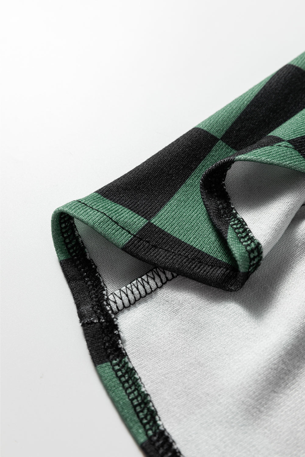 Checkerboard Flap Pocket Button Front Shacket - eAura