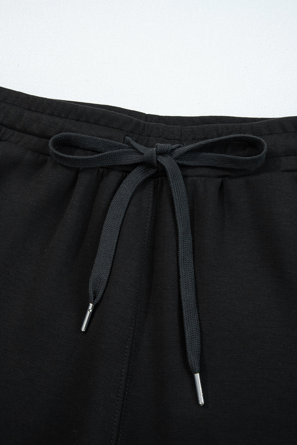 Zip Collar Long Sleeve Top and Drawstring Trousers Co-ord Set - eAura