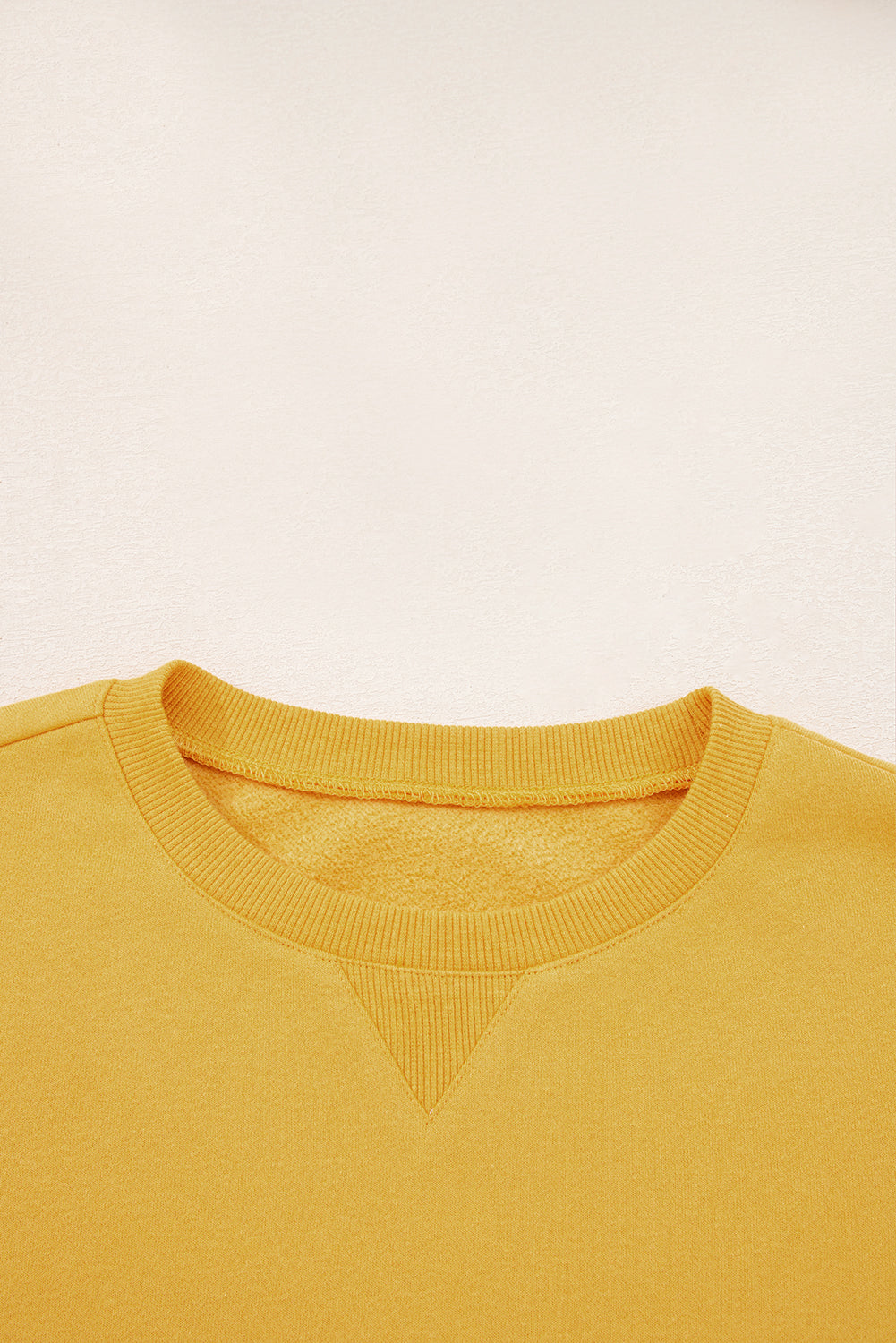 Pleated Balloon Sleeve Pullover Solid Sweatshirt - Tops/Sweatshirts & Hoodies