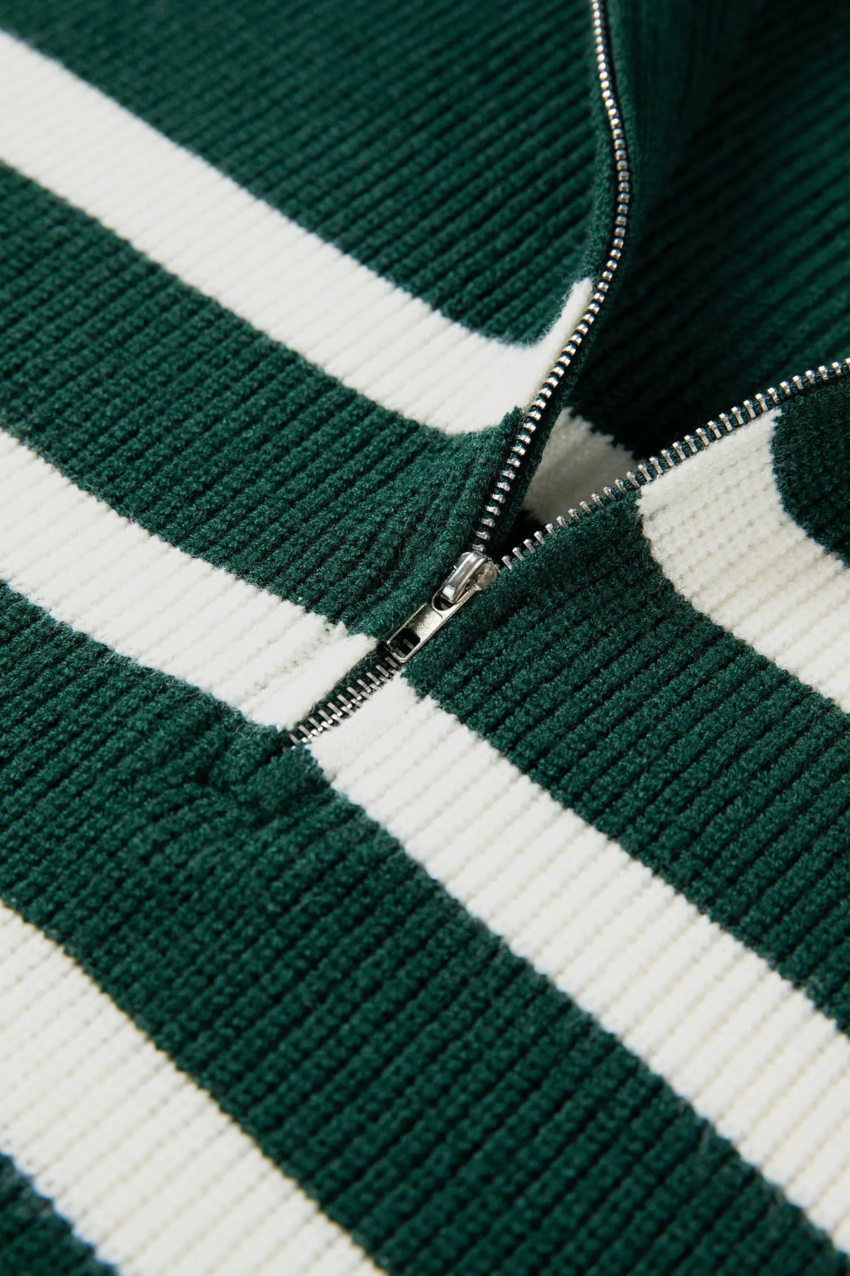 Ribbed Half Zip Collared Sweater Vest – Chicory Coffee